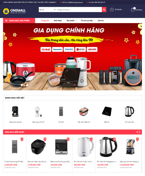 Website Bán Đồ Gia Dụng